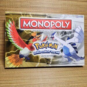 Pokemon Johto Monopoly, 2016 with box, Made in USA, great condition